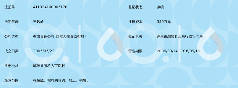 鄢陵縣銀河棉業